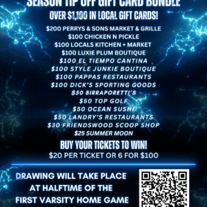 Mustang Basketball Season Tip Off Gift Card Bundle